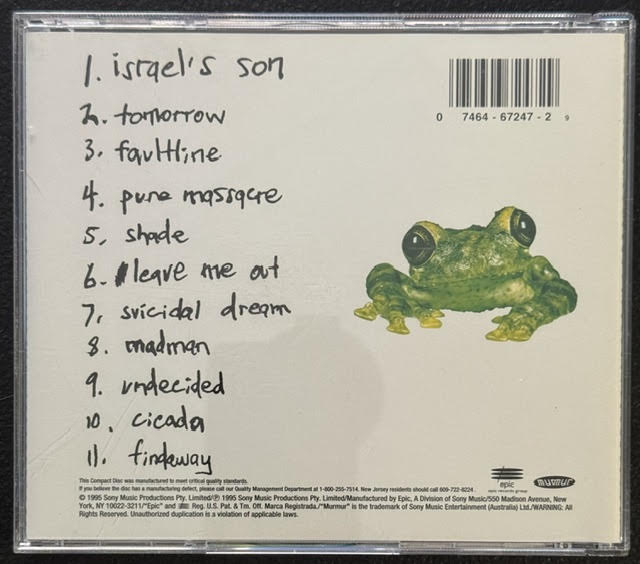Silverchair – Frogstomp (CD, 1995, Epic EK 67247)