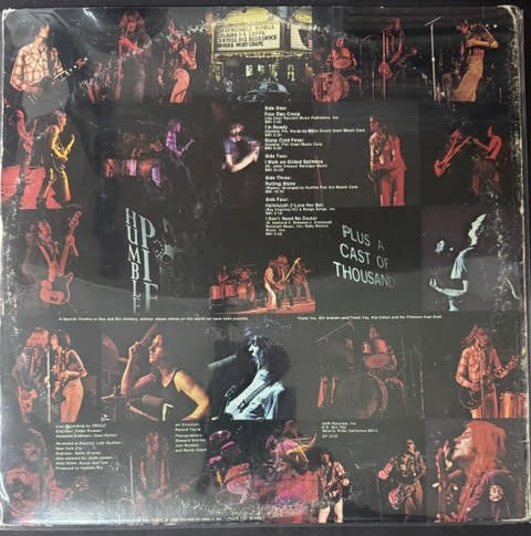 Humble Pie – Performance Rockin' The Fillmore (2x Vinyl LP, 1971, A&M Records SP-3506, Pitman Pressing, Sterling RL)