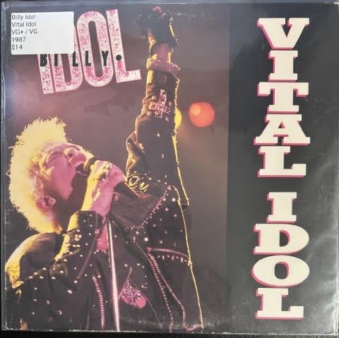 Billy Idol – Vital Idol (Vinyl LP, 1987, Chrysalis OV 41620, US Reissue, Carrollton Pressing)