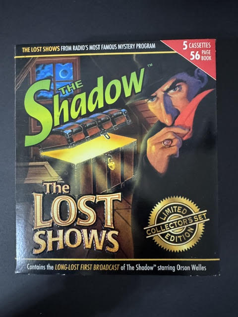 Various – The Shadow: The Lost Shows (5-Cassette Box Set, 1998, GAA Corporation #43503, Limited Edition, Mono)