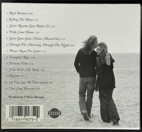 Robert Plant | Alison Krauss – Raising Sand (CD, 2007, Rounder Records 11661-9075-2, Tri-Fold Digipak with O-Card)