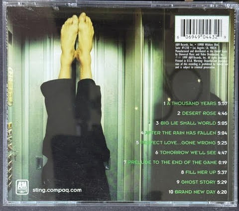 Sting – Brand New Day (CD, 1999, A&M Records 0694904432)