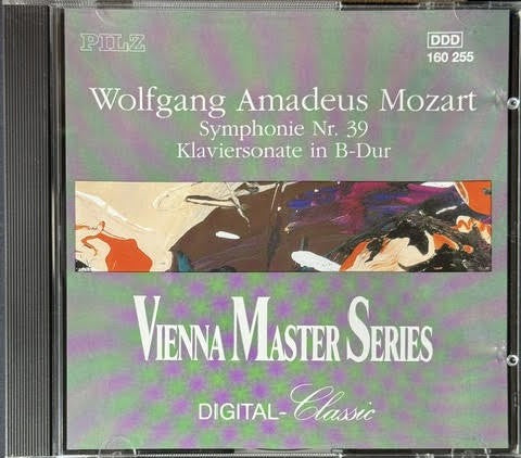 Wolfgang Amadeus Mozart – Symphony No. 39 / Piano Sonata In B-Flat Major (CD, 1991, Pilz)