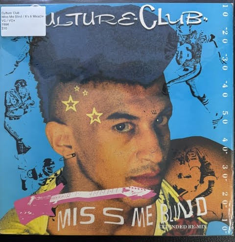 Culture Club – Miss Me Blind / It's A Miracle (Vinyl, 12", 33 ⅓ RPM, Single, Stereo, 1984, Virgin/Epic 49-04977, Pitman Pressing)