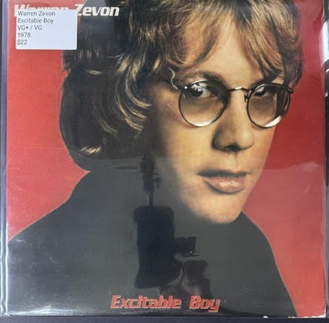 Warren Zevon – Excitable Boy (Vinyl LP, 1978, Asylum Records 6E-118, Specialty Pressing)