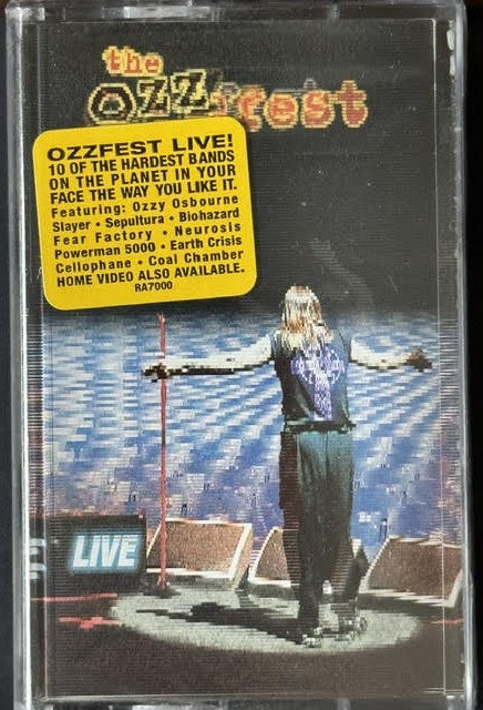 Various Artists – Ozz-Fest Live (Cassette, 1997, Red Ant Entertainment)