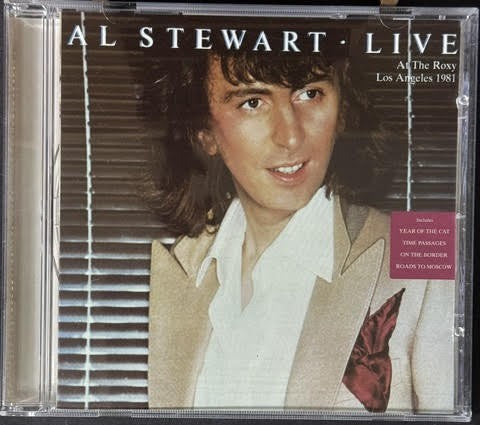 Al Stewart – Live - At The Roxy Los Angeles 1981 (CD, 1997, EMI 7243 8 21687 2 0 / CDEMS 1625, EMI Swindon)