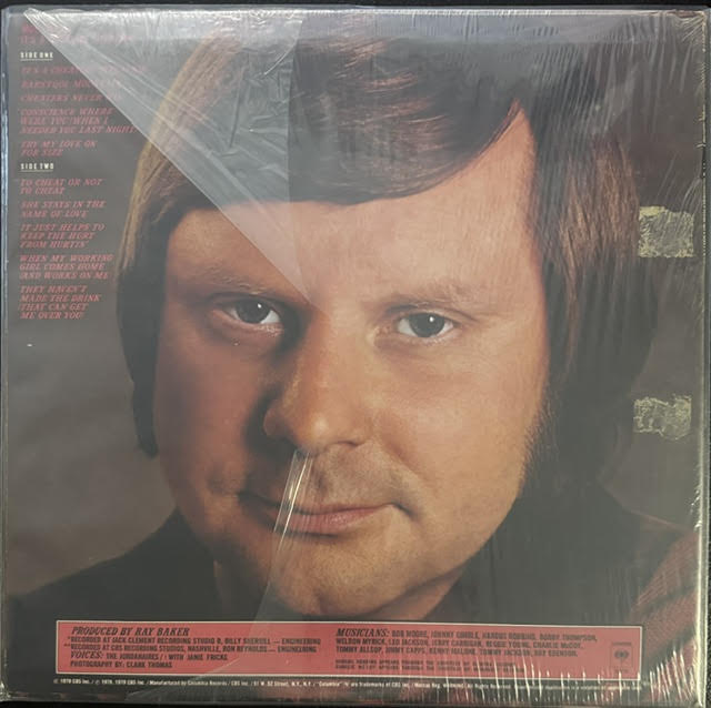 Moe Bandy – It's A Cheating Situation (LP, Album, Stereo, 1979, Columbia KC 35779)