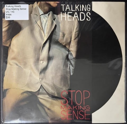 Talking Heads – Stop Making Sense (Vinyl LP, 1984, Sire 1-25186 / 9 25186-1, Specialty Pressing, Paper Inner Sleeve)