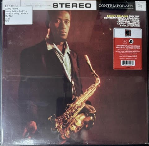 Sonny Rollins – Sonny Rollins And The Contemporary Leaders (Vinyl, LP, Album, Reissue, Stereo, 180 Gram, 2025, Craft Recordings CR00434)