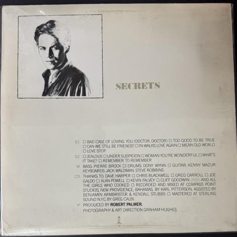Robert Palmer – Secrets (Vinyl LP, 1979, Island Records ILPS 9544, Winchester Pressing)