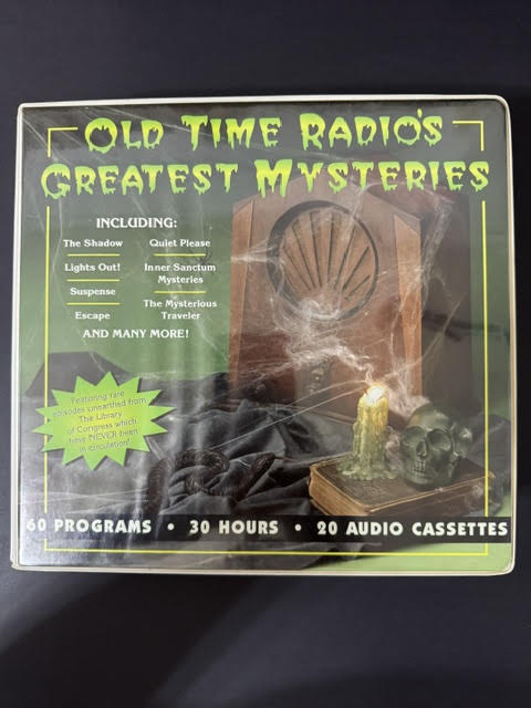 Various – Old Time Radio's Greatest Mysteries (20-Cassette Box Set, 1998, Radio Spirits Inc.)