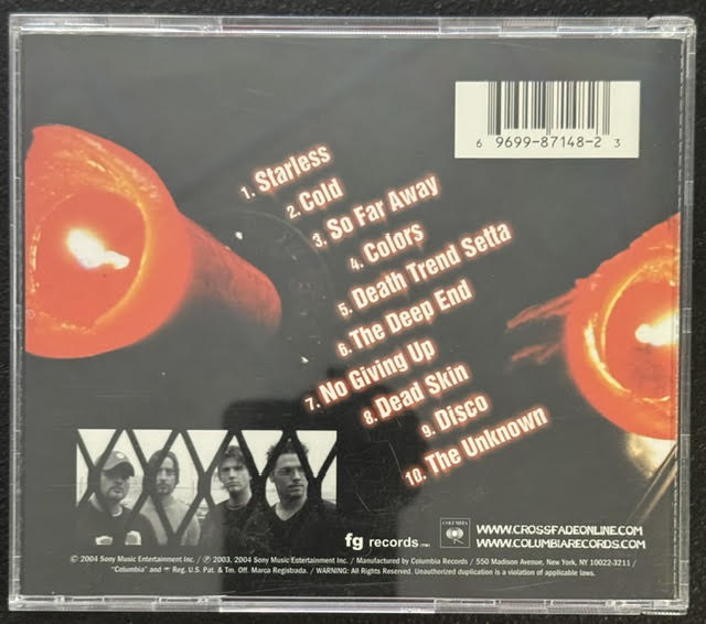 Crossfade – Crossfade (CD, 2004, Columbia Records / FG Records EK 87148)