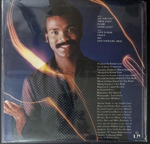 Ronnie Laws – Flame (LP, 1978, United Artists Records UA-LA881-H, All Disc Pressing)