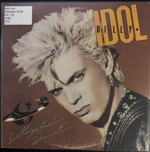 Billy Idol – Whiplash Smile (Vinyl LP, 1986, Chrysalis OV 41514, US Electrosound Group Midwest Pressing)
