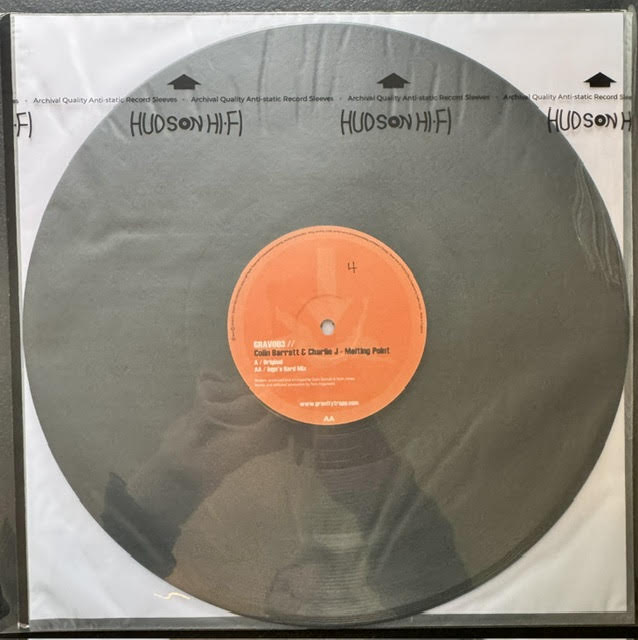 Colin Barratt & Charlie J – Melting Point (12" Vinyl, 2006, Gravity Trapp Recordings GRAV003)