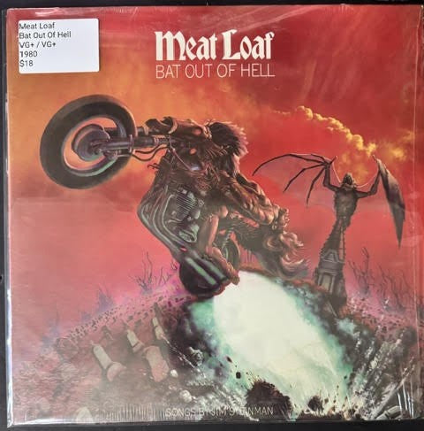 Meat Loaf – Bat Out Of Hell (Vinyl LP, 1980, Epic JE 34974, Cleveland International 34974, Terre Haute Pressing)