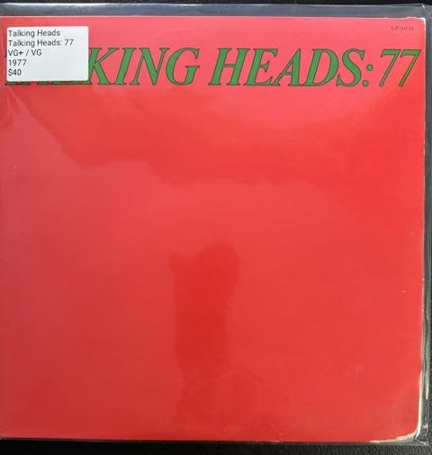 Talking Heads – Talking Heads: 77 (Vinyl LP, 1977, Sire SR 6036, Winchester Pressing)