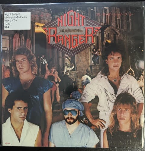 Night Ranger – Midnight Madness (Vinyl LP, 1983, MCA Records MCA-5456, US Columbia House Club Edition)