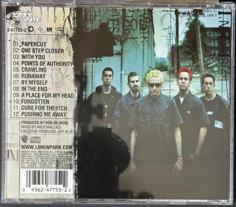 Linkin Park – Hybrid Theory (CD, Cinram Olyphant Pressing, Warner Bros. Records 9 47755-2)