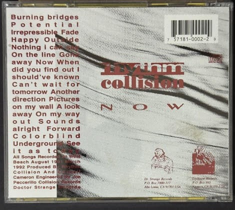 Rhythm Collision – Now (CD, 1994, Dr. Strange Records DSR15CD / Collision Records CR005CD, Repress)