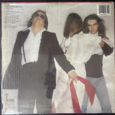 Meat Loaf – Bat Out Of Hell (Vinyl LP, 1980, Epic JE 34974, Cleveland International 34974, Terre Haute Pressing)
