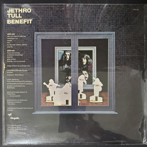 Jethro Tull – Benefit (Vinyl LP, 1973, Chrysalis CHR 1043, US Reissue, Pitman Pressing)