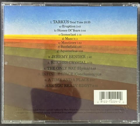 Emerson, Lake & Palmer – Tarkus (CD, 1996, Rhino Records R2 72224, Reissue, Remastered)