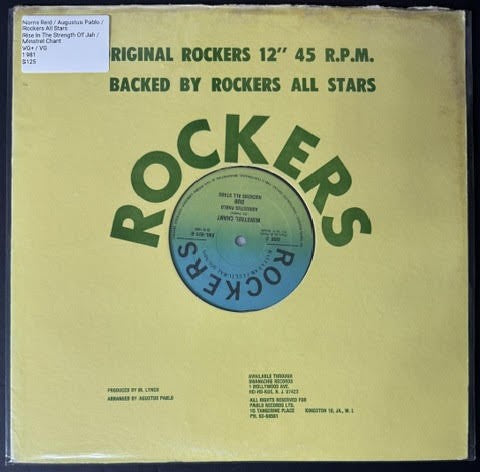 Norris Reid / Augustus Pablo / Rockers All Stars – Rise In The Strength Of Jah / Minstrel Chant (12", 1981, Rockers XML-991)