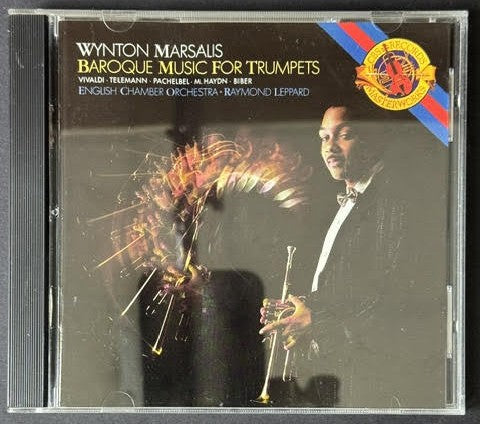 Wynton Marsalis, English Chamber Orchestra, Raymond Leppard – Baroque Music For Trumpets (CD, 1988, CBS Masterworks MK 42478, DADC Pressing)