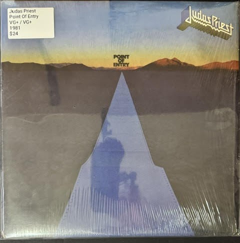 Judas Priest – Point Of Entry (Vinyl LP, 1981, Columbia FC 37052, Santa Maria Pressing)