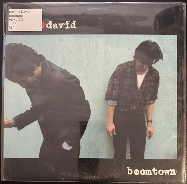 David + David – Boomtown (Vinyl, LP, Album, Stereo, Carrollton Pressing, 1986, A&M Records SP 5134)