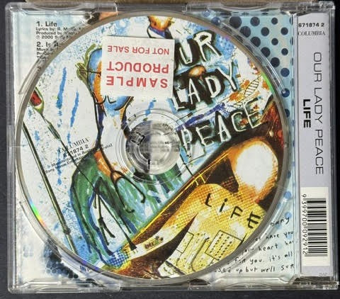 Our Lady Peace – Life (CD, Maxi-Single, Promo Sample, Epic EPK 671874.2)