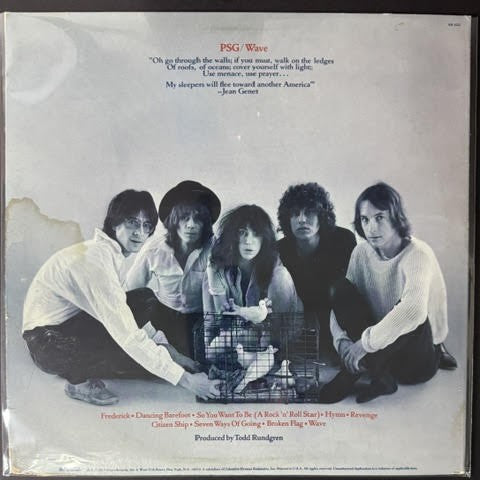 Patti Smith Group – Wave (Vinyl, LP, Album, Stereo, 1979, Arista AB 4221, Hub-Servall Pressing, Sterling Cut)