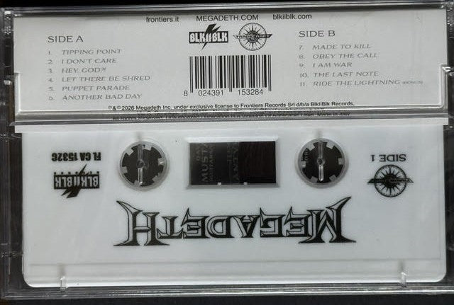 Megadeth – Megadeth (Cassette, 2026, BLKIIBLK Records)
