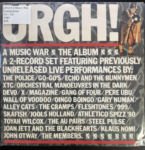 Various Artists – URGH! A Music War (2× Vinyl LP, 1981, A&M Records SP-6019, Pitman Pressing)