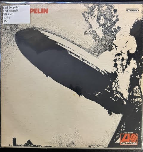 Led Zeppelin – Led Zeppelin (Vinyl, LP, Album, Reissue, 1974, Atlantic SD 8216, Presswell Pressing, George Piros Cut)
