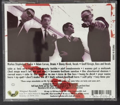 AFI – Answer That And Stay Fashionable (CD, 1995, Wingnut Records WRCD-1370, Nimbus)