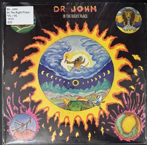 Dr. John – In The Right Place (Vinyl LP, 1973, ATCO SD 7018, Presswell Pressing, Tri-Fold Sleeve)