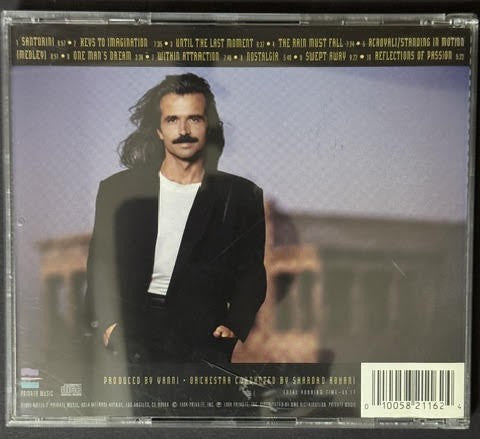 Yanni With The Royal Philharmonic Concert Orchestra – Live At The Acropolis (CD, 1994, Private Music 01005-82116-2, US)