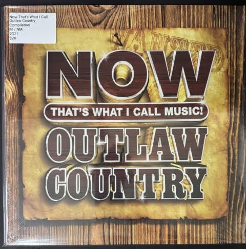 Various – Now That's What I Call Outlaw Country (2 x Vinyl LP, 2021, Universal Music Group / Sony Music B0033505-01, Walmart Exclusive Maroon Vinyl)