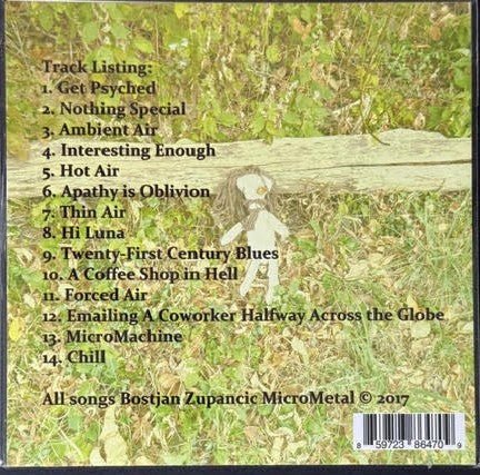 Bostjan Zupancic: MicroMetal – Nothing Special (CD, Album, 2017, Self-Released)