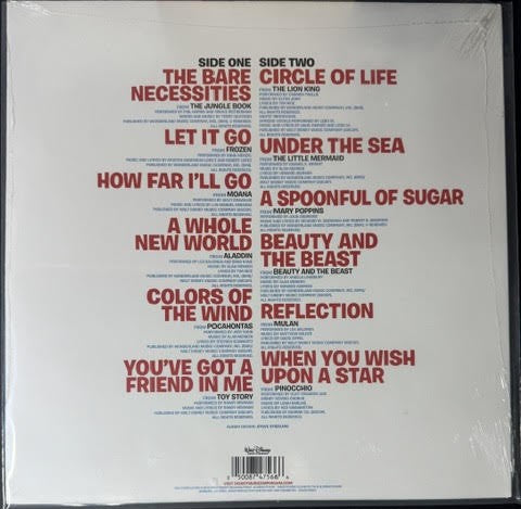 Various – Disney Ultimate Hits (Vinyl, LP, Compilation, Translucent Yellow, 2018, Walt Disney Records D003704901)