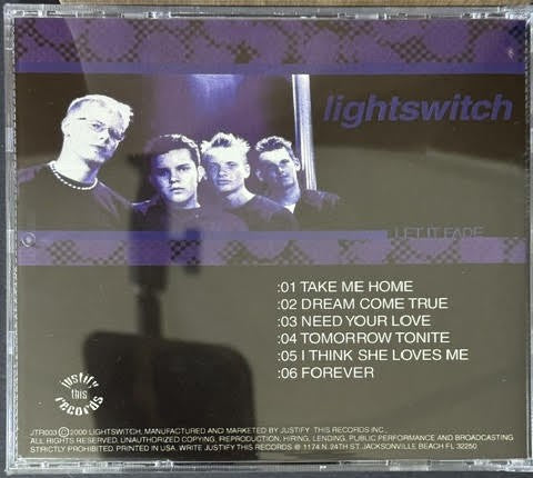 Lightswitch – Let It Fade (CD, EP, 2000, Justify This Records JTR003)