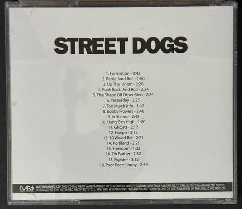 Street Dogs – Street Dogs (CD, 2010, Hellcat Records, Watermarked Promotional Advance)