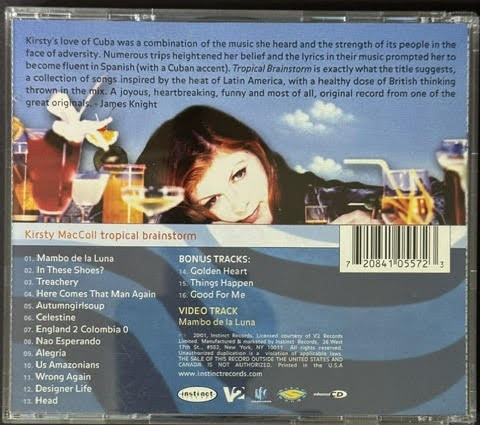 Kirsty MacColl – Tropical Brainstorm (CD, 2001, Instinct Records INS557-2, Enhanced)