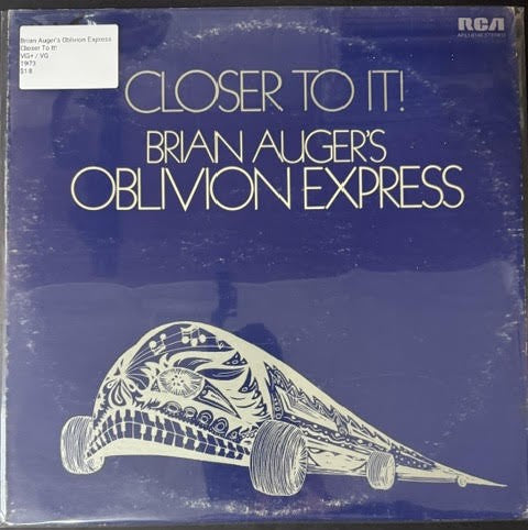 Brian Auger's Oblivion Express – Closer To It! (Vinyl LP, 1973, RCA Victor APL1-0140, Hollywood Pressing)