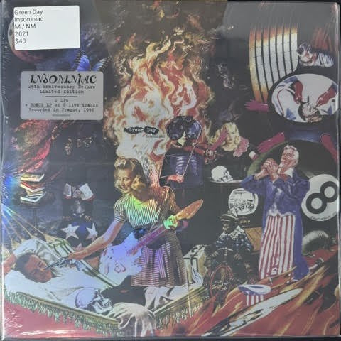 Green Day – Insomniac (2×Vinyl, LP, Album, Reissue, Deluxe Limited 25th Anniversary Edition, 2021, Reprise Records – 093624884576)