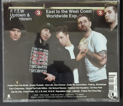 H2O – F.T.T.W. (CD, 1999, Epitaph 86556-2)
