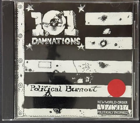 101 Damnations – Political Burnout (CD, Album, 1993, Self-Released)